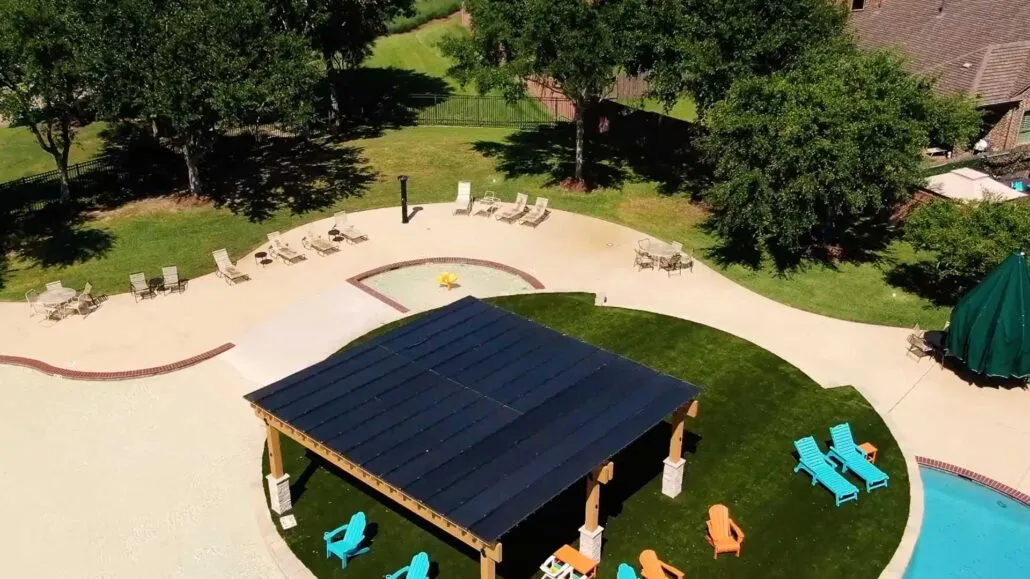 Tuscan Lakes Community Association pool area