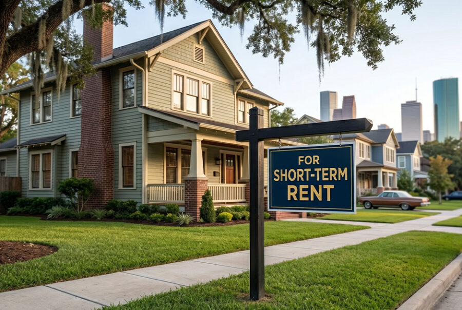 Houston HOA neighborhood where short-term rental rules apply
